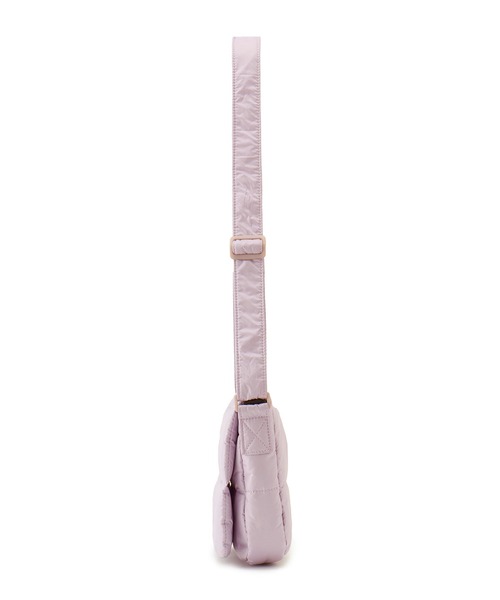 le cercle ADAM ET ROPE'(ルセルクルアダムエロペ)の「中綿クッションミニショルダーバッグ(ショルダーバッグ・レディース・ブラック/ダークラベンダー/シルバー・FREE)」の8枚目の写真