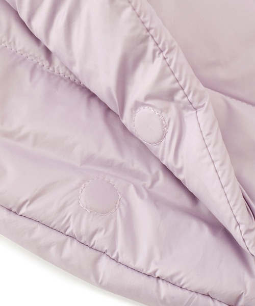 le cercle ADAM ET ROPE'(ルセルクルアダムエロペ)の「中綿クッションミニショルダーバッグ(ショルダーバッグ・レディース・ブラック/ダークラベンダー/シルバー・FREE)」の4枚目の写真