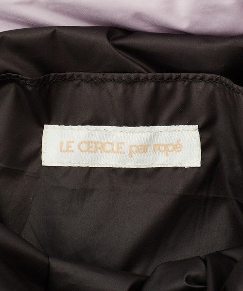 le cercle ADAM ET ROPE'(ルセルクルアダムエロペ)の「中綿クッションミニショルダーバッグ(ショルダーバッグ・レディース・ブラック/ダークラベンダー/シルバー・FREE)」の18枚目の写真