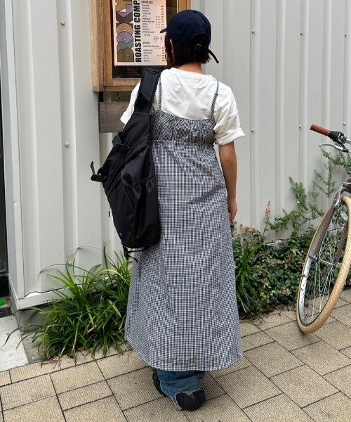 nemne store(ネンネストア)の「低身長サイズあり》ドローコードチェックワンピース(ワンピース・レディース・ネイビー/ブルー・SMALL/MEDIUM)」の15枚目の写真