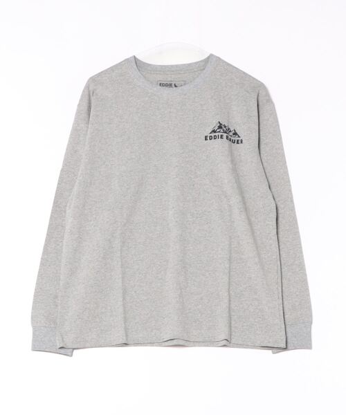 Eddie Bauer（エディーバウアー）の「グラフィック 長袖 Tシャツ（Tシャツ/カットソー・メンズ・ホワイト/グレー/ブラック/キャメル/グリーン・S/M/L/XL/XXL）」の11枚目の写真