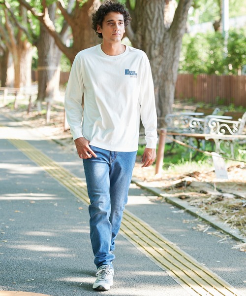 Eddie Bauer（エディーバウアー）の「グラフィック 長袖 Tシャツ（Tシャツ/カットソー・メンズ・ホワイト/グレー/ブラック/キャメル/グリーン・S/M/L/XL/XXL）」の19枚目の写真