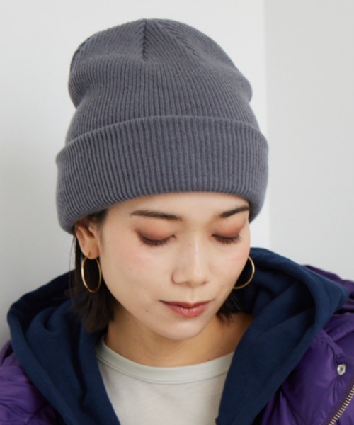 BARNYARDSTORM(バンヤードストーム)の「BARNYARDSTORM / ニットキャップ(ニットキャップ/ビーニー・レディース・ブラック/グレー/レッド・FREE)」の2枚目の写真