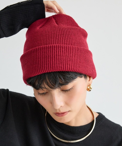 BARNYARDSTORM(バンヤードストーム)の「BARNYARDSTORM / ニットキャップ(ニットキャップ/ビーニー・レディース・ブラック/グレー/レッド・FREE)」の3枚目の写真