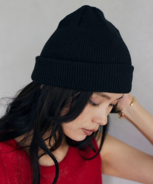 BARNYARDSTORM(バンヤードストーム)の「BARNYARDSTORM / ニットキャップ(ニットキャップ/ビーニー・レディース・ブラック/グレー/レッド・FREE)」の5枚目の写真