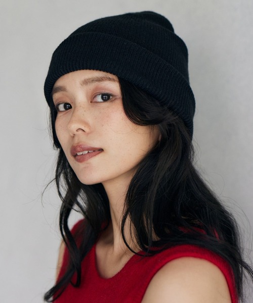 BARNYARDSTORM(バンヤードストーム)の「BARNYARDSTORM / ニットキャップ(ニットキャップ/ビーニー・レディース・ブラック/グレー/レッド・FREE)」の4枚目の写真