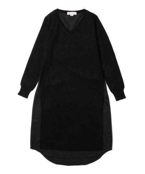 B:MING by BEAMS(ビーミングバイビームス)の「ビーミング by ビームス / 布帛コンビニットワンピース(ワンピース・レディース・ブラック/オフホワイト/ライトグレー・ONE SIZE)」の16枚目の写真