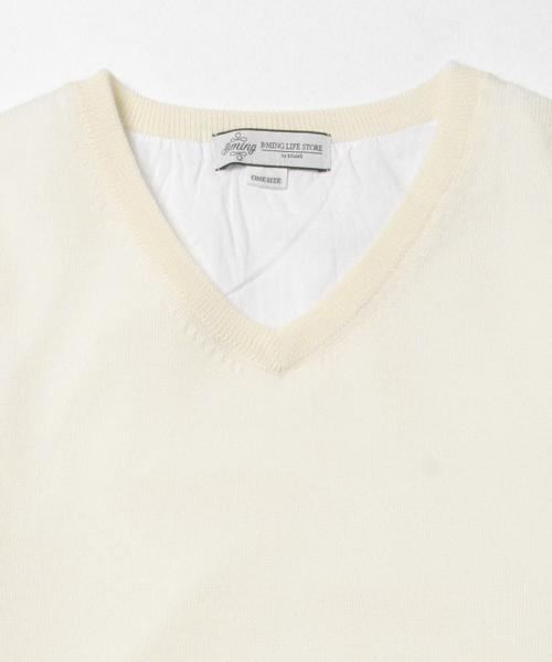 B:MING by BEAMS(ビーミングバイビームス)の「ビーミング by ビームス / 布帛コンビニットワンピース(ワンピース・レディース・ブラック/オフホワイト/ライトグレー・ONE SIZE)」の17枚目の写真
