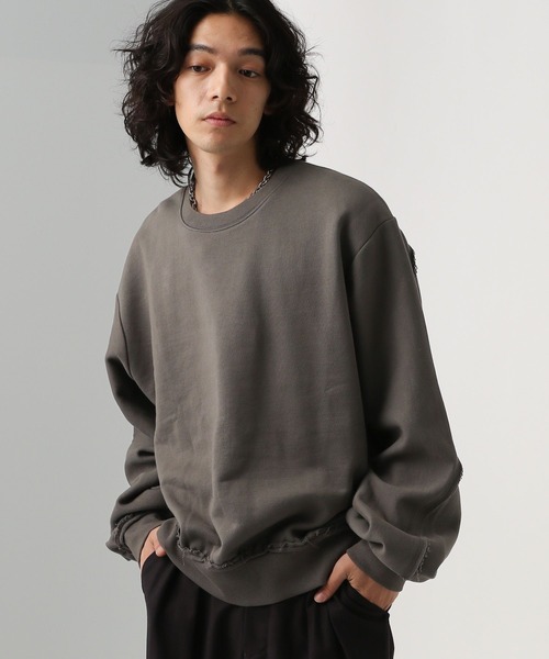 HARE（ハレ）の「HAREオリジナルウラケスウェット(HARE)（スウェット・メンズ・レッド/グレー/アッシュブラウン/ブラック・SMALL/MEDIUM）」の16枚目の写真