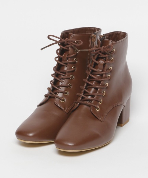 repipi armario（レピピ アルマリオ）の「ヒールレースアップブーツ（ブーツ・キッズ・アイボリー/ブラック/ブラウン・SMALL/MEDIUM/LARGE）」の6枚目の写真