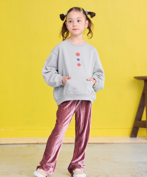 CALMIA（カルミア）の「ランダムニットコールフレアーパンツ（その他パンツ・キッズ・グレー/イエロー/ピンク・80/90/95/100/110/120/130）」の17枚目の写真