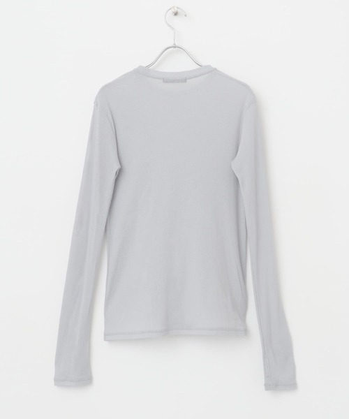 URBAN RESEARCH ROSSO WOMEN（アーバンリサーチ　ロッソ）の「シアーテレコカットソー（Tシャツ/カットソー・レディース・ピンク/ライトグレー/ホワイト/ブラック・FREE）」の10枚目の写真