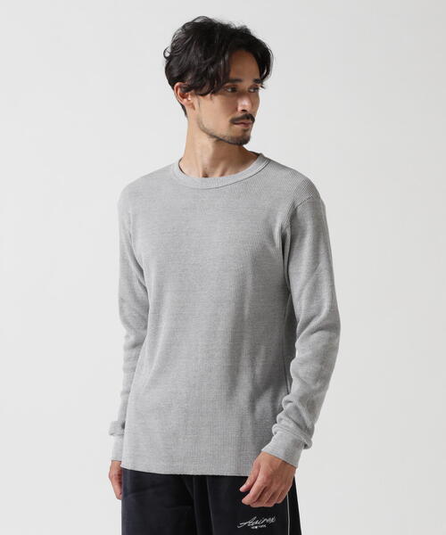 AVIREX（アヴィレックス）の「LONGSLEEVE T-SHIRT WAFFLE FLYING TIGERS / 長袖Tシャツ ワッフル フライングタイガース / AVIREX / アヴィレックス（Tシャツ/カットソー・メンズ・オリーブ系3/ナチュラル/ブラック/その他17・2XL/L/M/XL）」の7枚目の写真