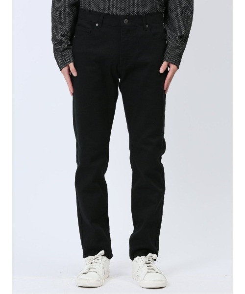 m.f.editorial（エムエフエディトリアル）の「【ウォッシャブル】m.f.エディトリアル メンズ クロスストレッチ スキニーパンツ ツイル黒（チノパンツ・メンズ・ブラック・MEDIUM/LARGE/S）」の6枚目の写真