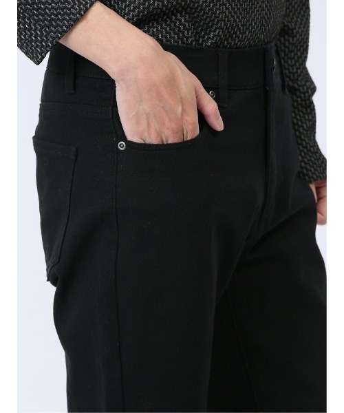 m.f.editorial（エムエフエディトリアル）の「【ウォッシャブル】m.f.エディトリアル メンズ クロスストレッチ スキニーパンツ ツイル黒（チノパンツ・メンズ・ブラック・MEDIUM/LARGE/S）」の3枚目の写真