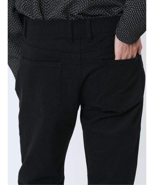 m.f.editorial（エムエフエディトリアル）の「【ウォッシャブル】m.f.エディトリアル メンズ クロスストレッチ スキニーパンツ ツイル黒（チノパンツ・メンズ・ブラック・MEDIUM/LARGE/S）」の13枚目の写真