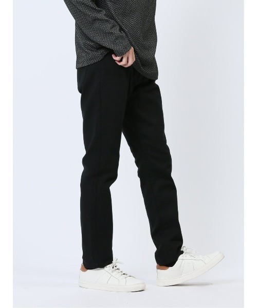 m.f.editorial（エムエフエディトリアル）の「【ウォッシャブル】m.f.エディトリアル メンズ クロスストレッチ スキニーパンツ ツイル黒（チノパンツ・メンズ・ブラック・MEDIUM/LARGE/S）」の9枚目の写真