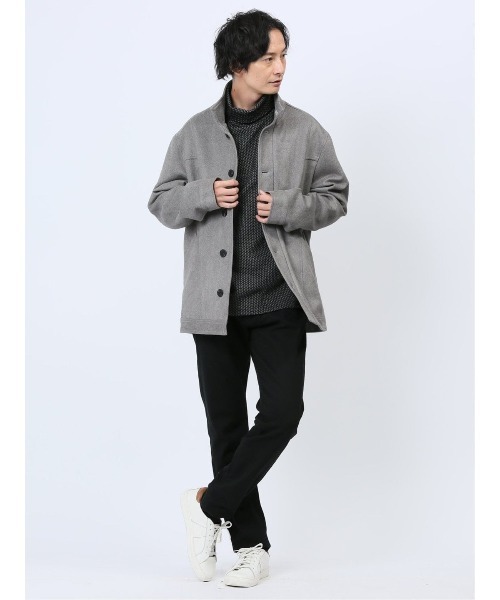 m.f.editorial（エムエフエディトリアル）の「【ウォッシャブル】m.f.エディトリアル メンズ クロスストレッチ スキニーパンツ ツイル黒（チノパンツ・メンズ・ブラック・MEDIUM/LARGE/S）」の8枚目の写真