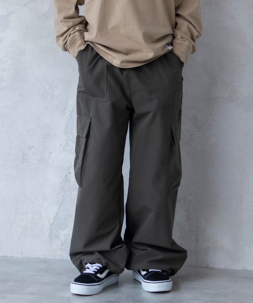 ユニセックス 】NAVY 撥水カーゴロングパンツ（カーゴパンツ）｜NAVY