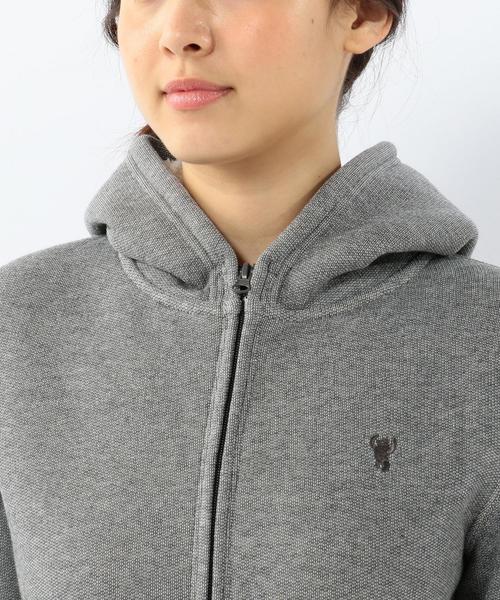 coen（コーエン）の「裏ボアジップパーカー（パーカー・レディース・ホワイト/グレー/ベージュ/ロイヤルブルー/ネイビー・LARGE/MEDIUM）」の13枚目の写真