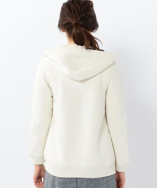 coen（コーエン）の「裏ボアジップパーカー（パーカー・レディース・ホワイト/グレー/ベージュ/ロイヤルブルー/ネイビー・LARGE/MEDIUM）」の21枚目の写真