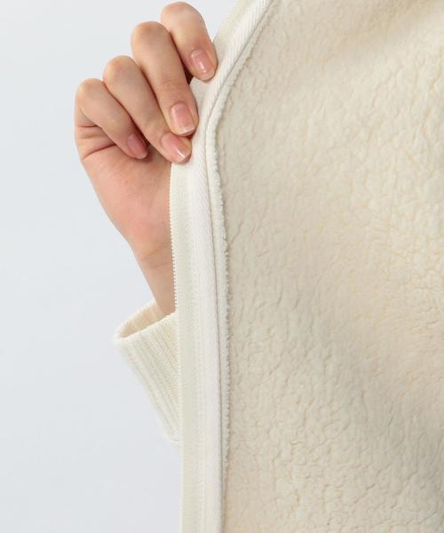 coen（コーエン）の「裏ボアジップパーカー（パーカー・レディース・ホワイト/グレー/ベージュ/ロイヤルブルー/ネイビー・LARGE/MEDIUM）」の22枚目の写真