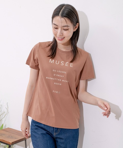 Jayro(ジャイロ)の「DRY COTTON BASICロゴPTTシャツ(Tシャツ/カットソー・レディース・ホワイト/ブラック/ブルー/キャメル・FREE)」の10枚目の写真