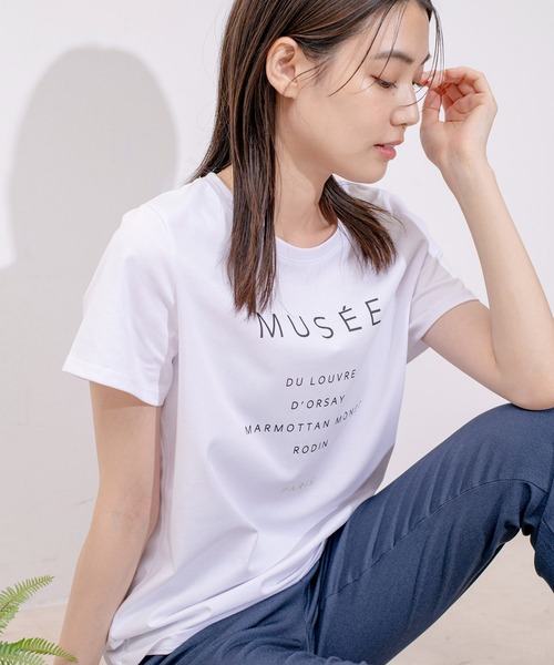 Jayro(ジャイロ)の「DRY COTTON BASICロゴPTTシャツ(Tシャツ/カットソー・レディース・ホワイト/ブラック/ブルー/キャメル・FREE)」の18枚目の写真