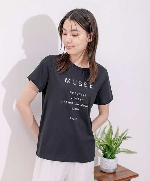 Jayro(ジャイロ)の「DRY COTTON BASICロゴPTTシャツ(Tシャツ/カットソー・レディース・ホワイト/ブラック/ブルー/キャメル・FREE)」の21枚目の写真