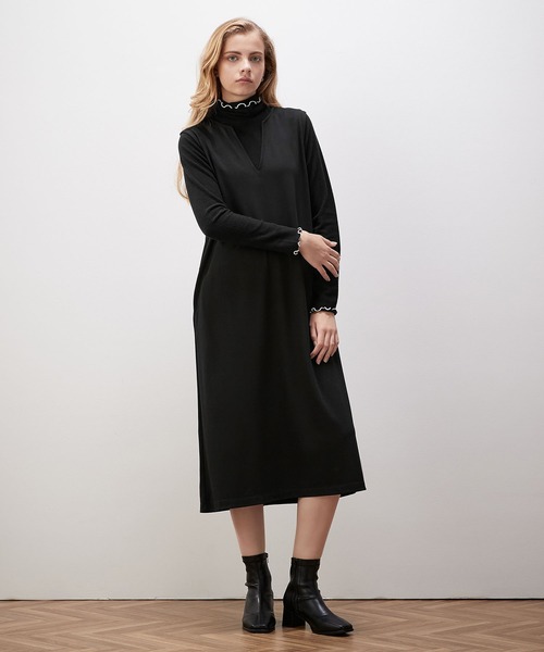 LE SOUK HOLIDAY(ルスークホリデー)の「【BEAUTYLUX】メローハイネックプルオーバー【新色追加・12色展開】(Tシャツ/カットソー・レディース・アイボリー/ブラック/グレー/オフホワイト/チャコールグレー/モカ/イエロー/パープル/ネイビー/ライトグレー/レッド/グリーン/ダークブラウン/マスタード/オレンジ/サックスブルー・L/M)」の19枚目の写真