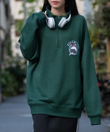 A BAG OF CHIPS（アバッグオブチップス）の「RED CAP GIRL/レッドキャップガール　裏毛/RCG胸刺繍　HALF ZIP（スウェット）」