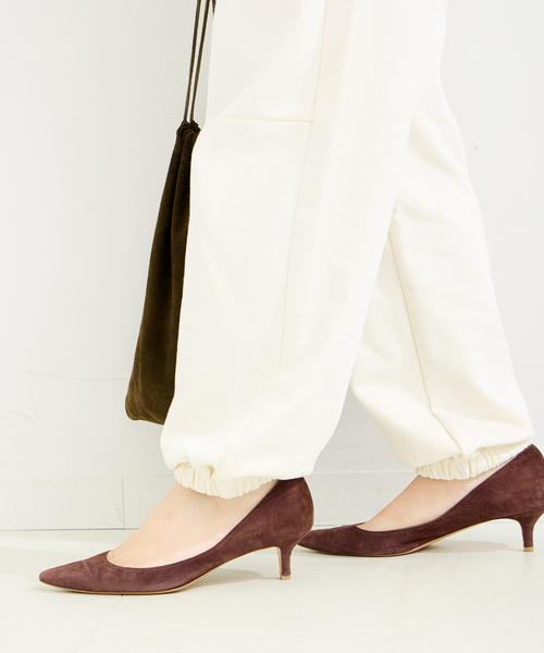B.C STOCK（ベーセーストック）の「裏毛フォルミックパンツ（スウェットパンツ・レディース・ネイビー/ライトグレー/アイボリー・FREE）」の22枚目の写真