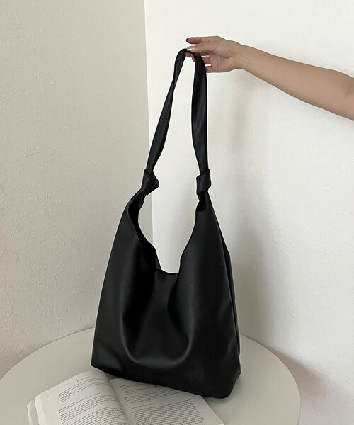 prose verse（プロズヴェール）の「ワンショルダートートバッグ（トートバッグ・レディース・ブラック/ブラック系その他・ﾌﾘ-）」の2枚目の写真