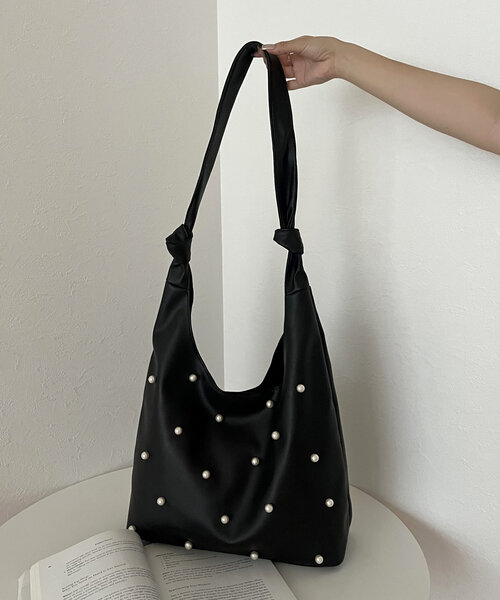 prose verse（プロズヴェール）の「ワンショルダートートバッグ（トートバッグ・レディース・ブラック/ブラック系その他・ﾌﾘ-）」の7枚目の写真