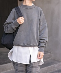 FORK&SPOON | FORK&SPOON ピグメントクルーネックスウェット(Tシャツ/カットソー)
