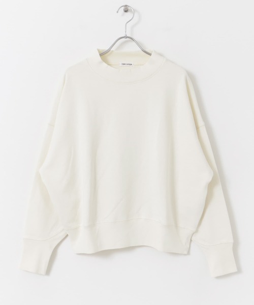 FORK&SPOON（フォークアンドスプーン）の「FORK&SPOON　ピグメントクルーネックスウェット（Tシャツ/カットソー・レディース・パープル/アイボリー/チャコールグレー・1）」の4枚目の写真