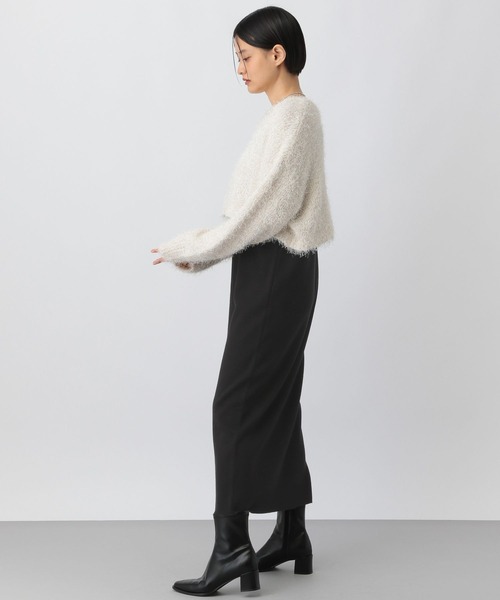 A part by（アパートバイ）の「ラメシャギー2Pセットワンピース（ワンピース・レディース・ブラウン/チャコールグレー/アイボリー・FREE）」の18枚目の写真