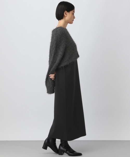 A part by（アパートバイ）の「ラメシャギー2Pセットワンピース（ワンピース・レディース・ブラウン/チャコールグレー/アイボリー・FREE）」の21枚目の写真