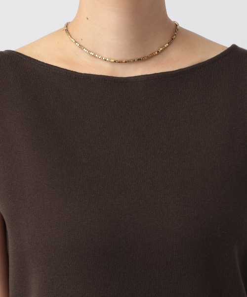 A part by（アパートバイ）の「ラメシャギー2Pセットワンピース（ワンピース・レディース・ブラウン/チャコールグレー/アイボリー・FREE）」の9枚目の写真