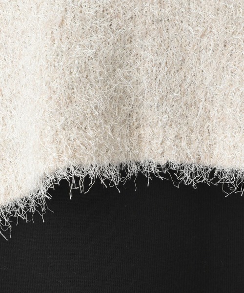 A part by（アパートバイ）の「ラメシャギー2Pセットワンピース（ワンピース・レディース・ブラウン/チャコールグレー/アイボリー・FREE）」の14枚目の写真