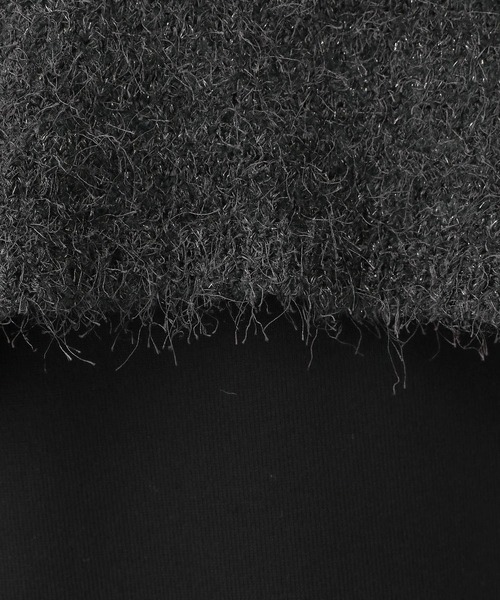 A part by（アパートバイ）の「ラメシャギー2Pセットワンピース（ワンピース・レディース・ブラウン/チャコールグレー/アイボリー・FREE）」の15枚目の写真