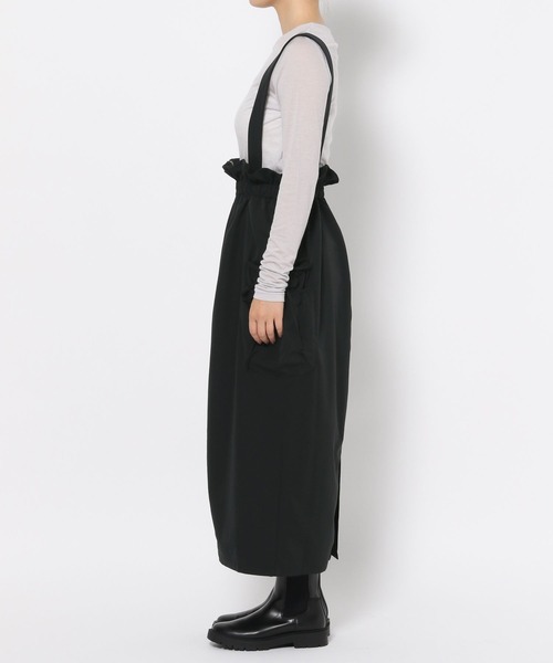 LOWRYS FARM（ローリーズファーム）の「ウエストフリルサスツキスカート 160614（スカート・レディース・ブラック/グレー/ベージュ・FREE）」の5枚目の写真