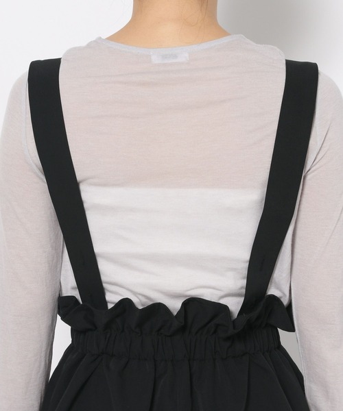 LOWRYS FARM（ローリーズファーム）の「ウエストフリルサスツキスカート 160614（スカート・レディース・ブラック/グレー/ベージュ・FREE）」の12枚目の写真