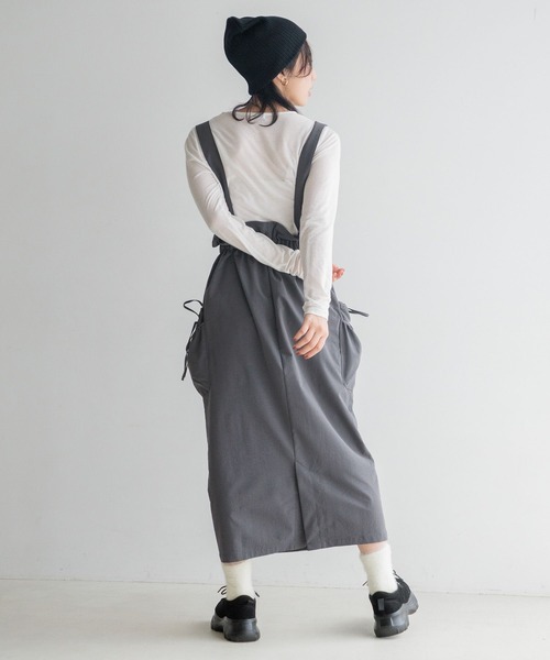 LOWRYS FARM（ローリーズファーム）の「ウエストフリルサスツキスカート 160614（スカート・レディース・ブラック/グレー/ベージュ・FREE）」の20枚目の写真