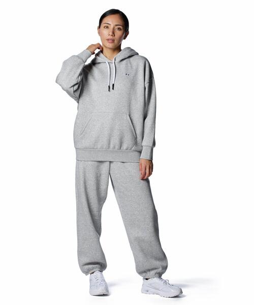 UNDER ARMOUR（アンダーアーマー）の「UAエッセンシャル フリース パンツ（トレーニング/レディース）（その他パンツ・レディース・グレー・XL/L/S/M）」の3枚目の写真