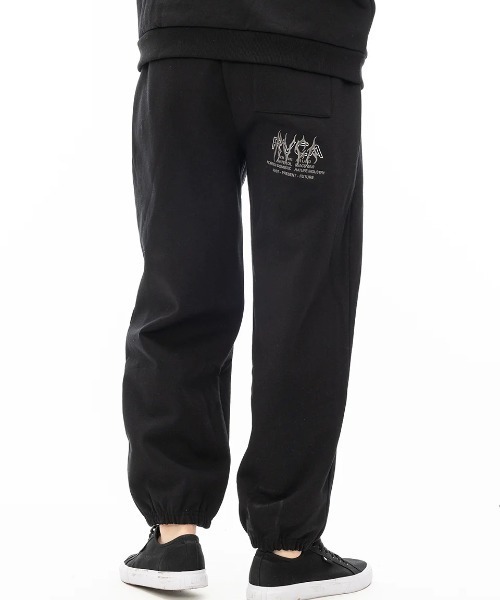 RVCA(ルーカ)の「RVCA メンズ METALURGY PT セットアップボトムス 【2024年秋冬モデル】/ルーカウエストゴムスウェットパンツ(スウェットパンツ・メンズ・ブラック/グレー・SMALL/MEDIUM/LARGE/X-LARGE)」の5枚目の写真
