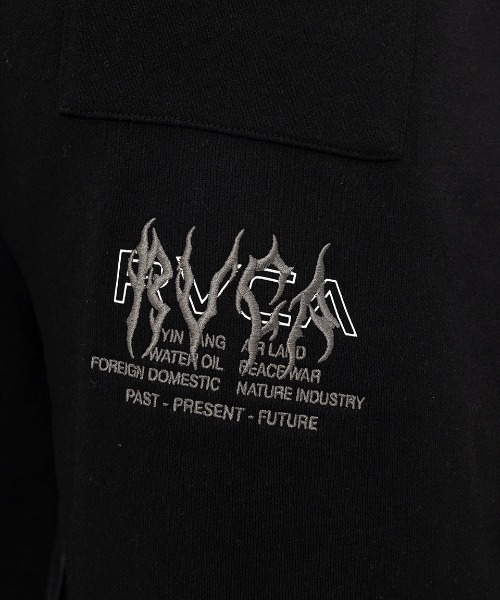RVCA(ルーカ)の「RVCA メンズ METALURGY PT セットアップボトムス 【2024年秋冬モデル】/ルーカウエストゴムスウェットパンツ(スウェットパンツ・メンズ・ブラック/グレー・SMALL/MEDIUM/LARGE/X-LARGE)」の10枚目の写真