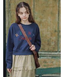 ロゴ刺繍スウェット