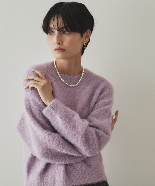 OPAQUE.CLIP（オペークドットクリップ）の「◆フェイクパールネックレス（ネックレス・レディース・オフホワイト・00）」の6枚目の写真