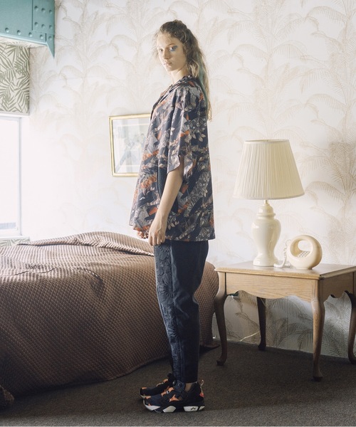 BEDSIDEDRAMA（ベットサイドドラマ）の「Arts & Crafts Aloha Shirt（シャツ/ブラウス・レディース・ブラック/グレー・1/2）」の8枚目の写真